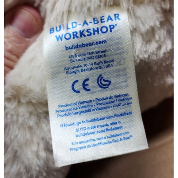 B-A-B BAB Build-a-Bear Lil' Cub Pudding TAN TEDDY BROWN NOSE LOVEY PLUSH STUFFED - Picture 3 of 15